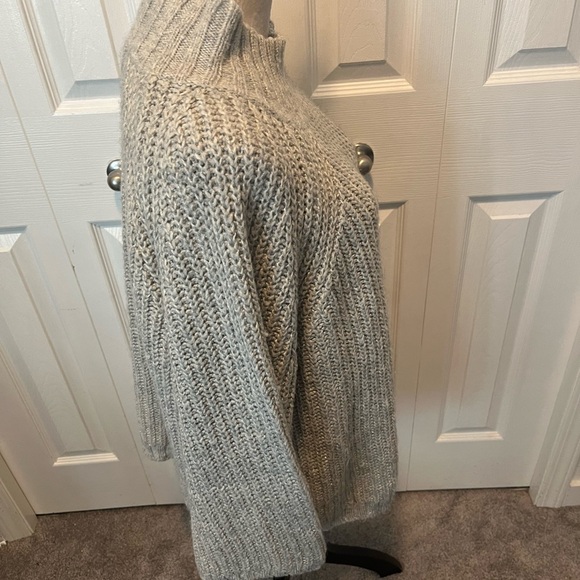 Chaps size XL Cozy Gray Women's Sweater - Picture 10 of 14